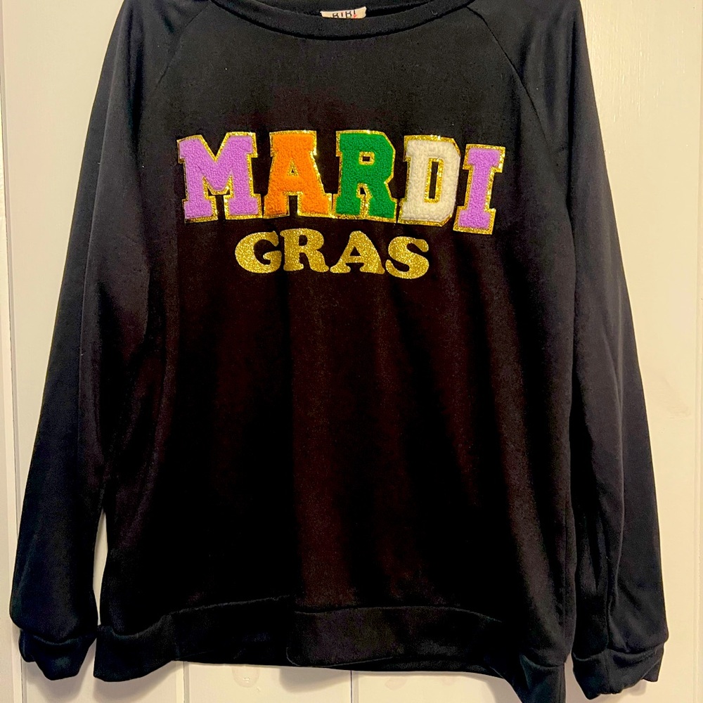 Mardi‎ Gras sweatshirt